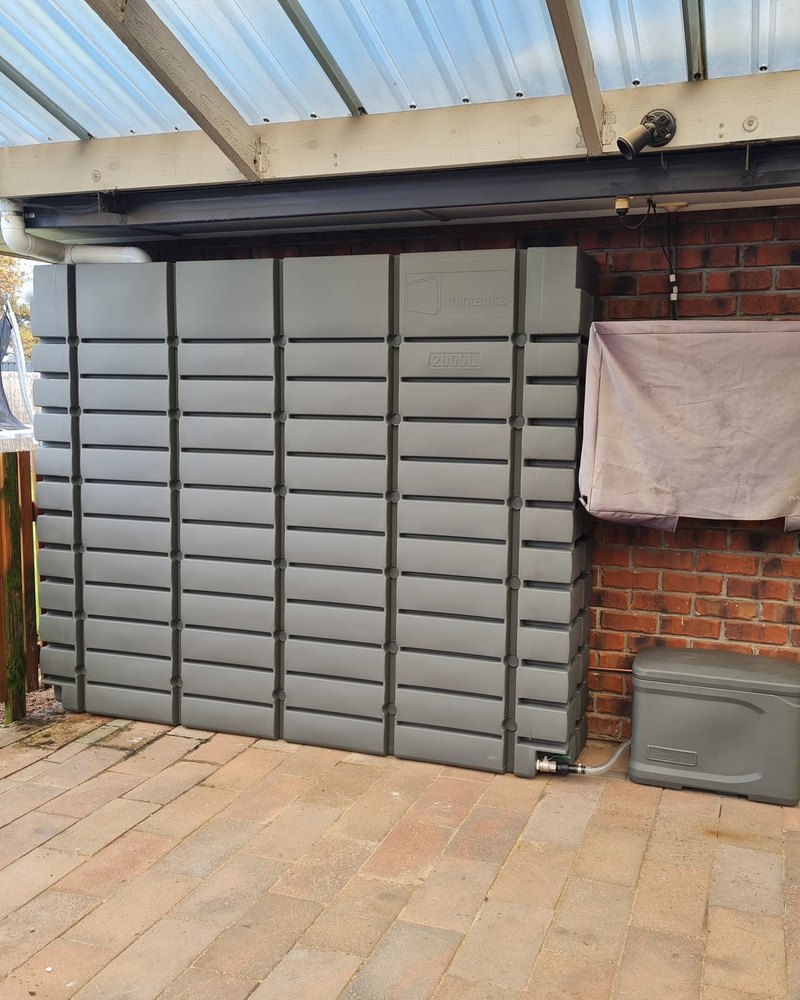 ThinTank Under A Pergola — JOSH The Plumber
